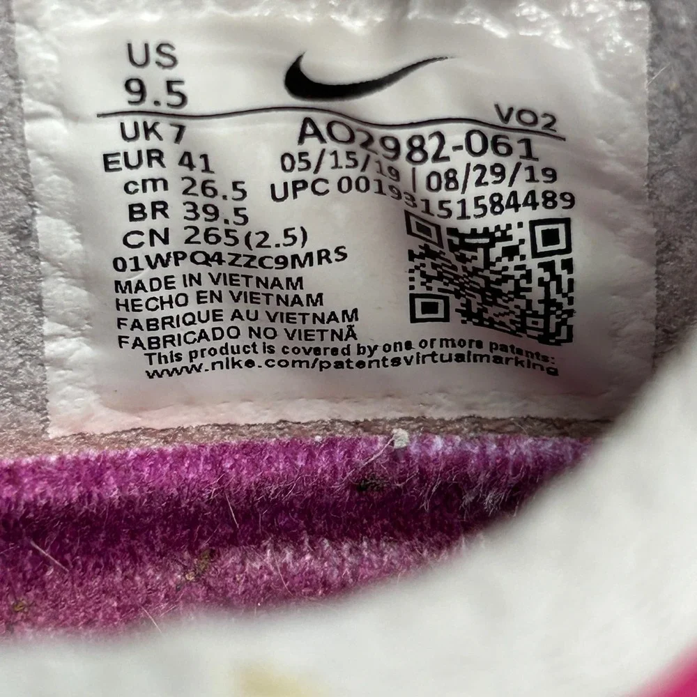 Nike Metcon 5 Womens‎ Training Shoes Grey Raspberry Red AO2982-061 Size 9.5